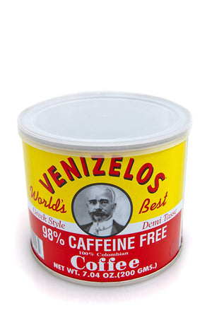 Venizelos Decaf Greek Coffee (7 oz) 2-Pack